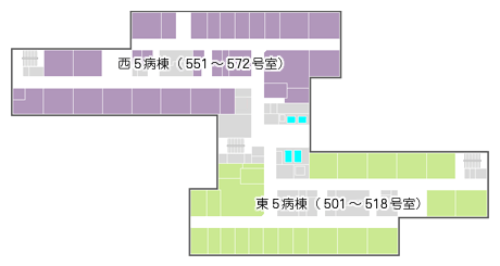 がんセンター新潟病院 5階