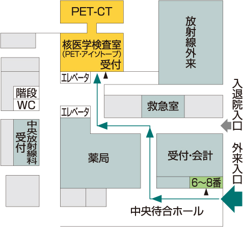 PET-CT案内図