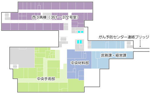 がんセンター新潟病院 3階