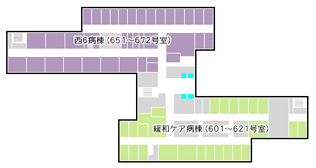 がんセンター新潟病院 6階