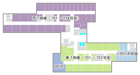 がんセンター新潟病院 7階