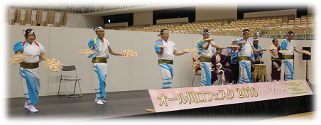 １月に行われたイベントの様子（長岡市アオーレ長岡：オール川口フェスタ２０１６）